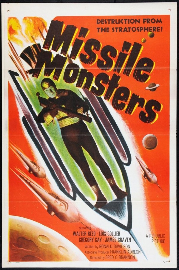 Missile Monsters advertising poster by VINTAGE POSTER